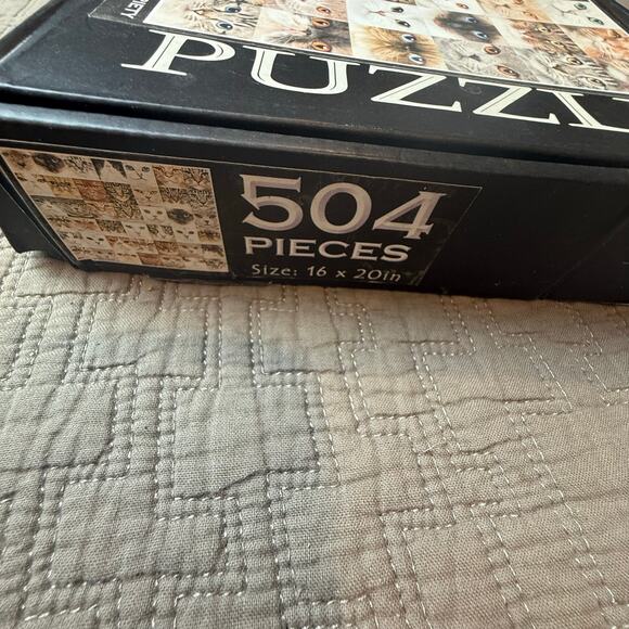 Cat Faces Heads Collage Jigsaw Puzzle 504 Pieces 16x20 - Picture 8 of 8